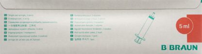OMNIFIX seringue 5ml luer lock sans latex 100 pce