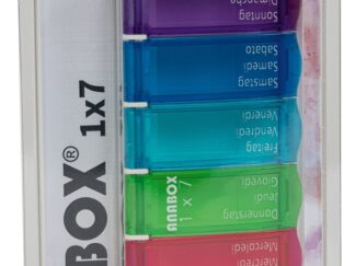 ANABOX pilulier 1x7 multicol a/f/i blist