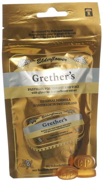 GRETHERS Elderflower past s suc sach 110 g - immagine 3