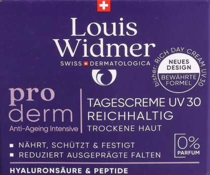 WIDMER Proderm crème jour UV30 riche s parf 50 ml