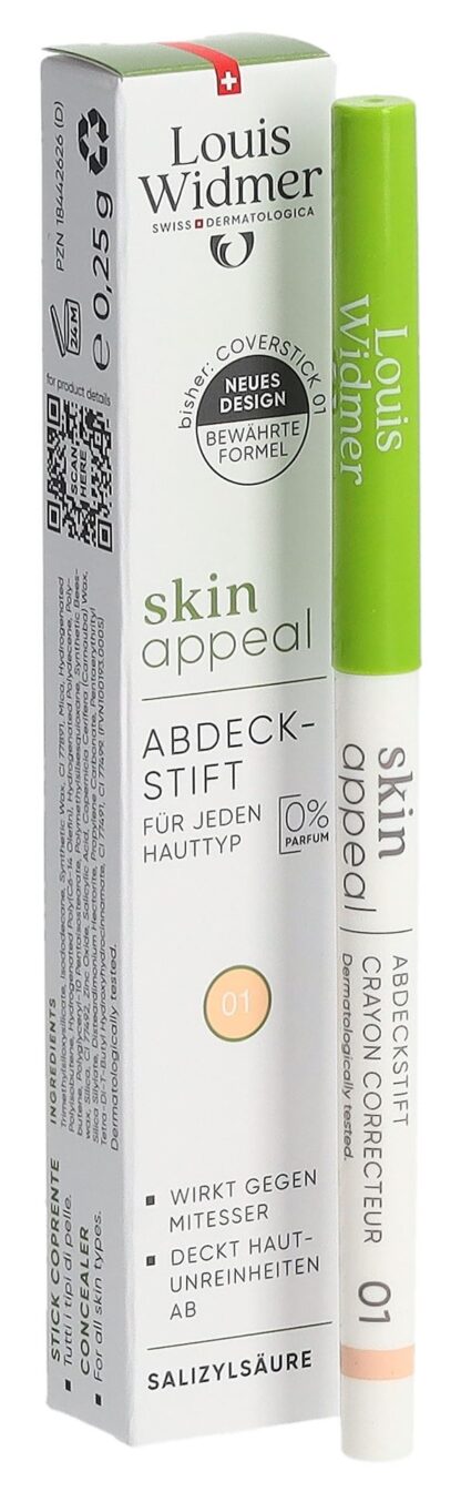 WIDMER Skin Appeal Abdeckstift 01 0.25 g - immagine 5
