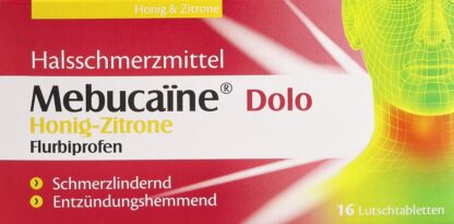 MEBUCAÏNE Dolo cpr sucer 8.75 mg miel citr 16 pce
