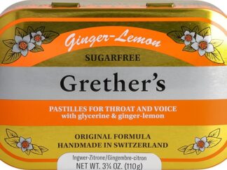 GRETHERS Ginger Lemon past s suc bte 110 g