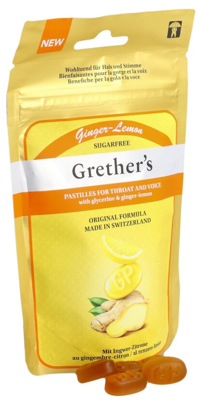 GRETHERS Ginger Lemon past s suc sach 110 g - immagine 3