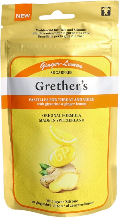 GRETHERS Ginger Lemon past s suc sach 110 g
