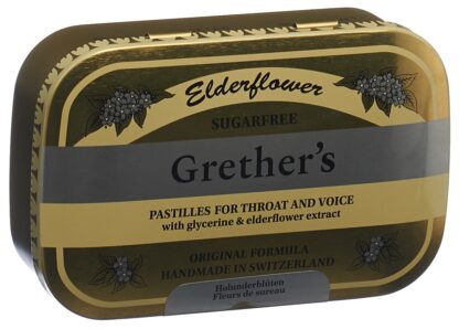 GRETHERS Elderflower past s suc bte 110 g - immagine 2