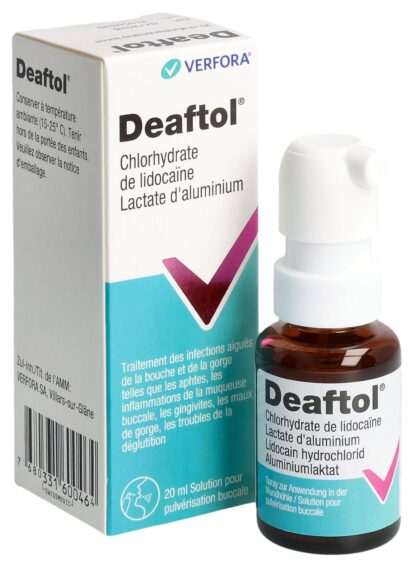 DEAFTOL spray buccal av lidocaïne 20 ml - immagine 4