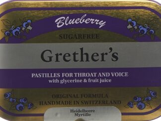 GRETHERS Blueberry pastilles sans sucre 110 g
