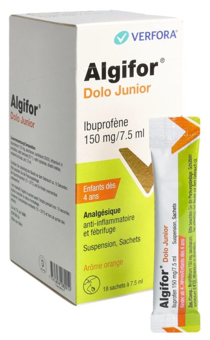 ALGIFOR Dolo Junior 150 mg/7.5ml 18 sach 7.5 ml - immagine 6
