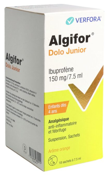 ALGIFOR Dolo Junior 150 mg/7.5ml 18 sach 7.5 ml - immagine 4