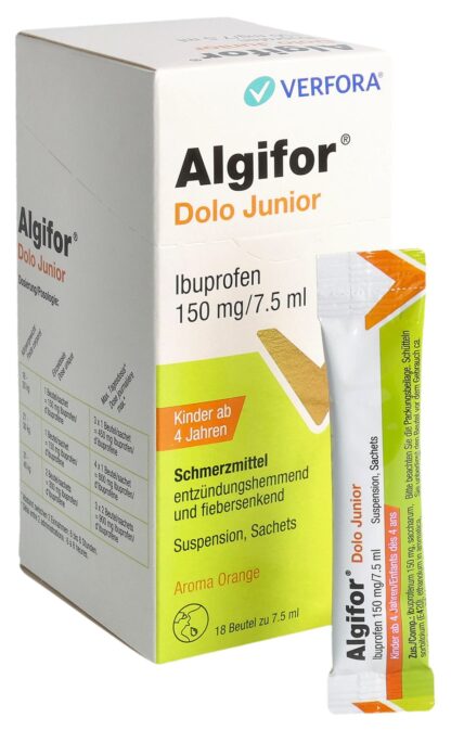 ALGIFOR Dolo Junior 150 mg/7.5ml 18 sach 7.5 ml - immagine 5