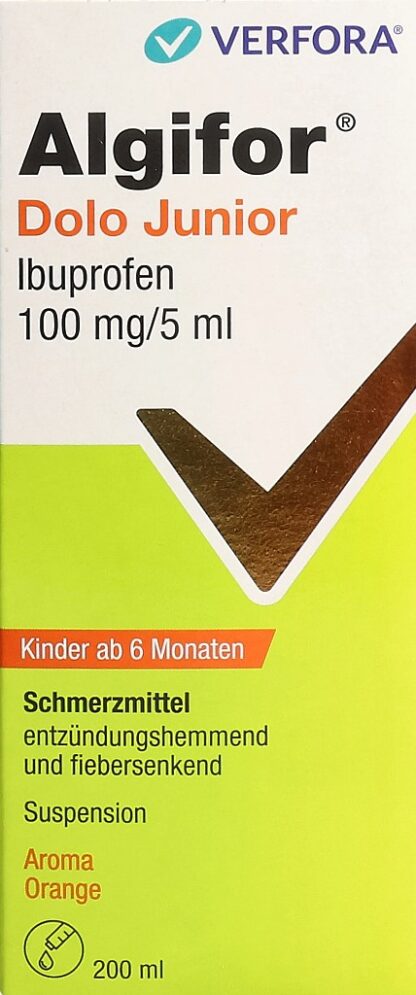 ALGIFOR Dolo Junior susp 100 mg/5ml fl 200 ml