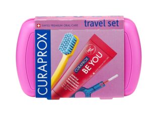 CURAPROX travel set rose