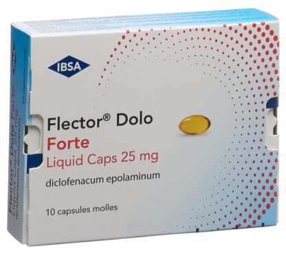 FLECTOR Dolo Forte Liquid Caps 25 mg 10 pce - immagine 4