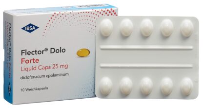 FLECTOR Dolo Forte Liquid Caps 25 mg 10 pce - immagine 5