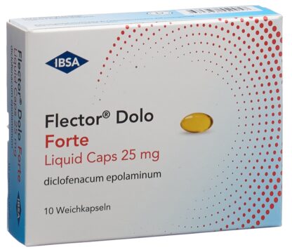 FLECTOR Dolo Forte Liquid Caps 25 mg 10 pce - immagine 3