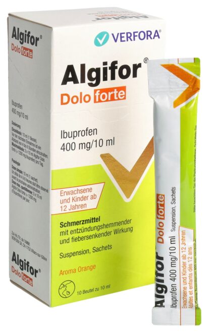 ALGIFOR Dolo forte susp 400 mg/10ml 10 pce - immagine 5