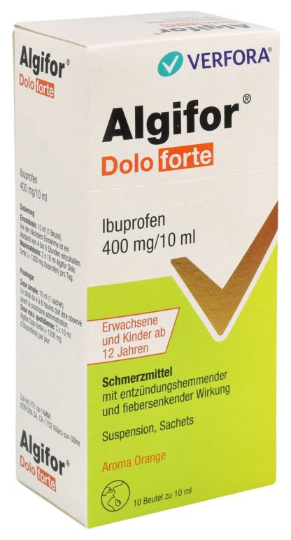 ALGIFOR Dolo forte susp 400 mg/10ml 10 pce - immagine 3
