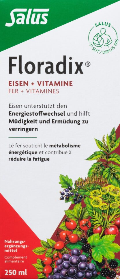 FLORADIX Fer + vitamines fl 250 ml