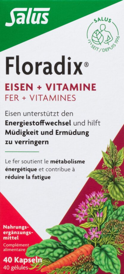FLORADIX Fer + vitamines caps 40 pce