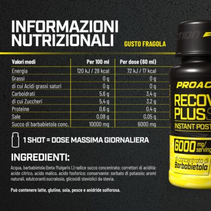 PROACTION RECOVERY Plus Shot 60 ml - immagine 4