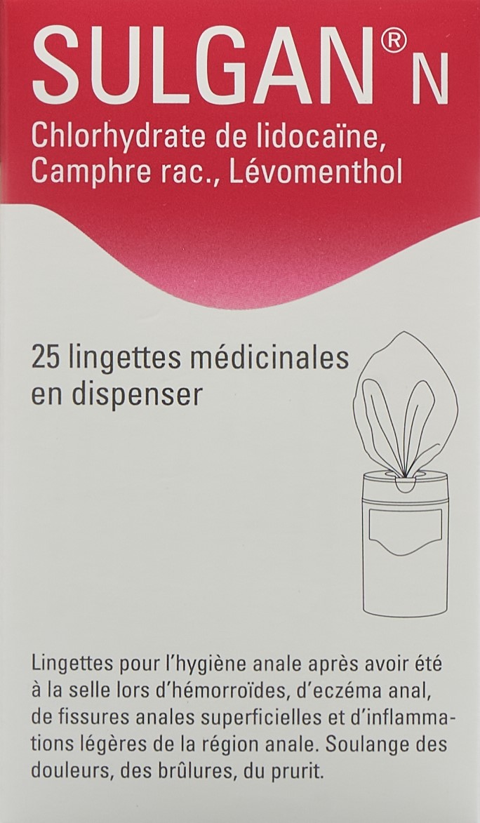 SULGAN-N lingettes médicinales en dispens 25 pce - immagine 2