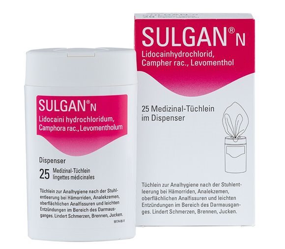 SULGAN-N lingettes médicinales en dispens 25 pce - immagine 5