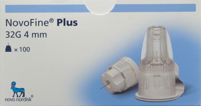 NOVOFINE Plus aiguilles injection 4mm 32G 100 pce