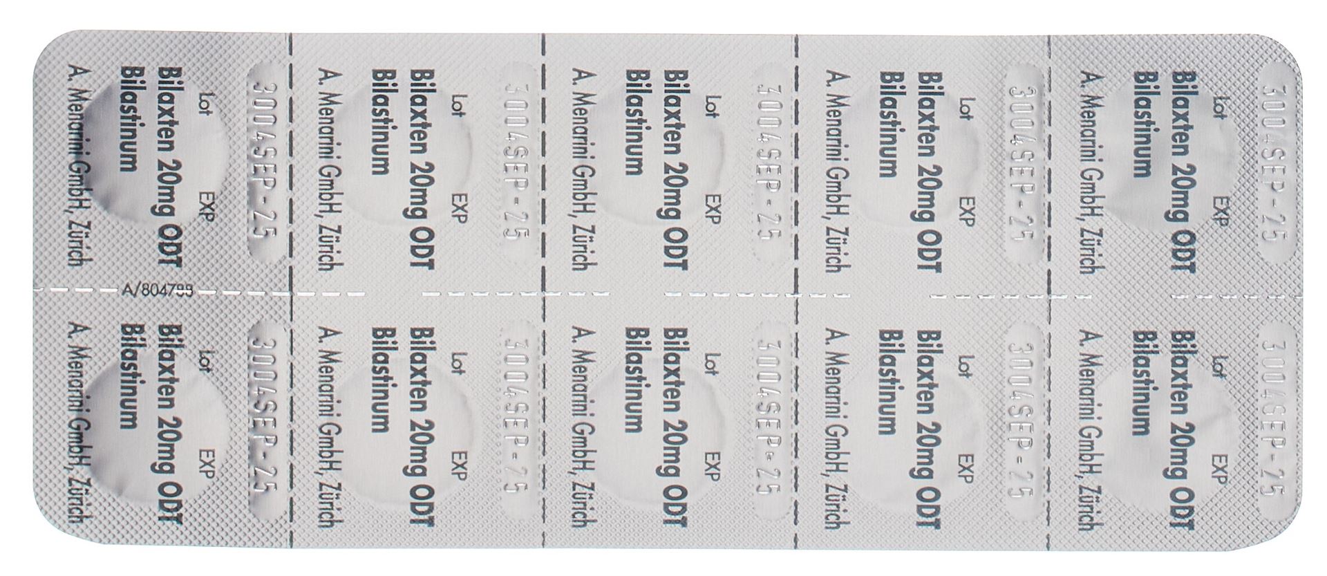 BILAXTEN cpr orodisp 20 mg 10 pce - immagine 5