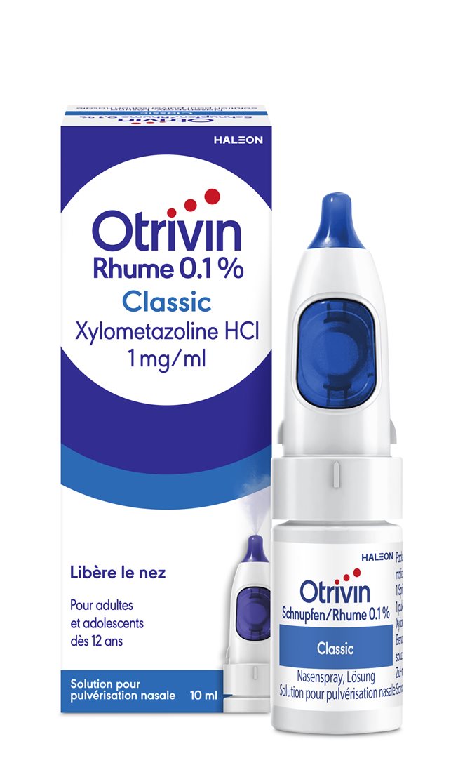 OTRIVIN Rhume Classic spr 0.1 % (nouveau) fl 10 ml - immagine 6
