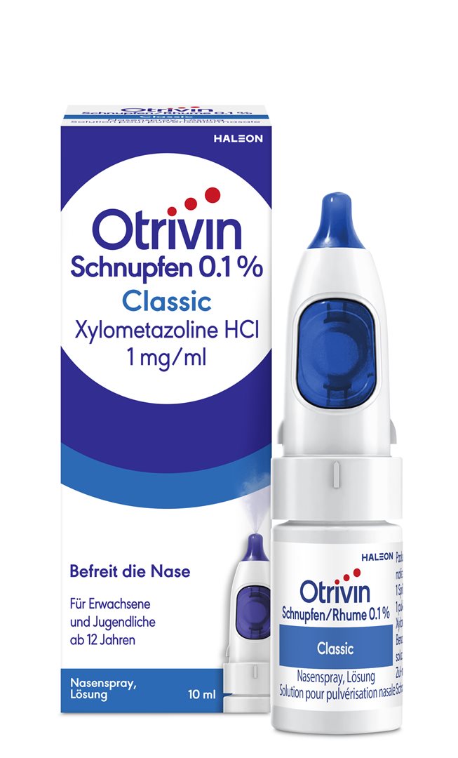 OTRIVIN Rhume Classic spr 0.1 % (nouveau) fl 10 ml - immagine 5