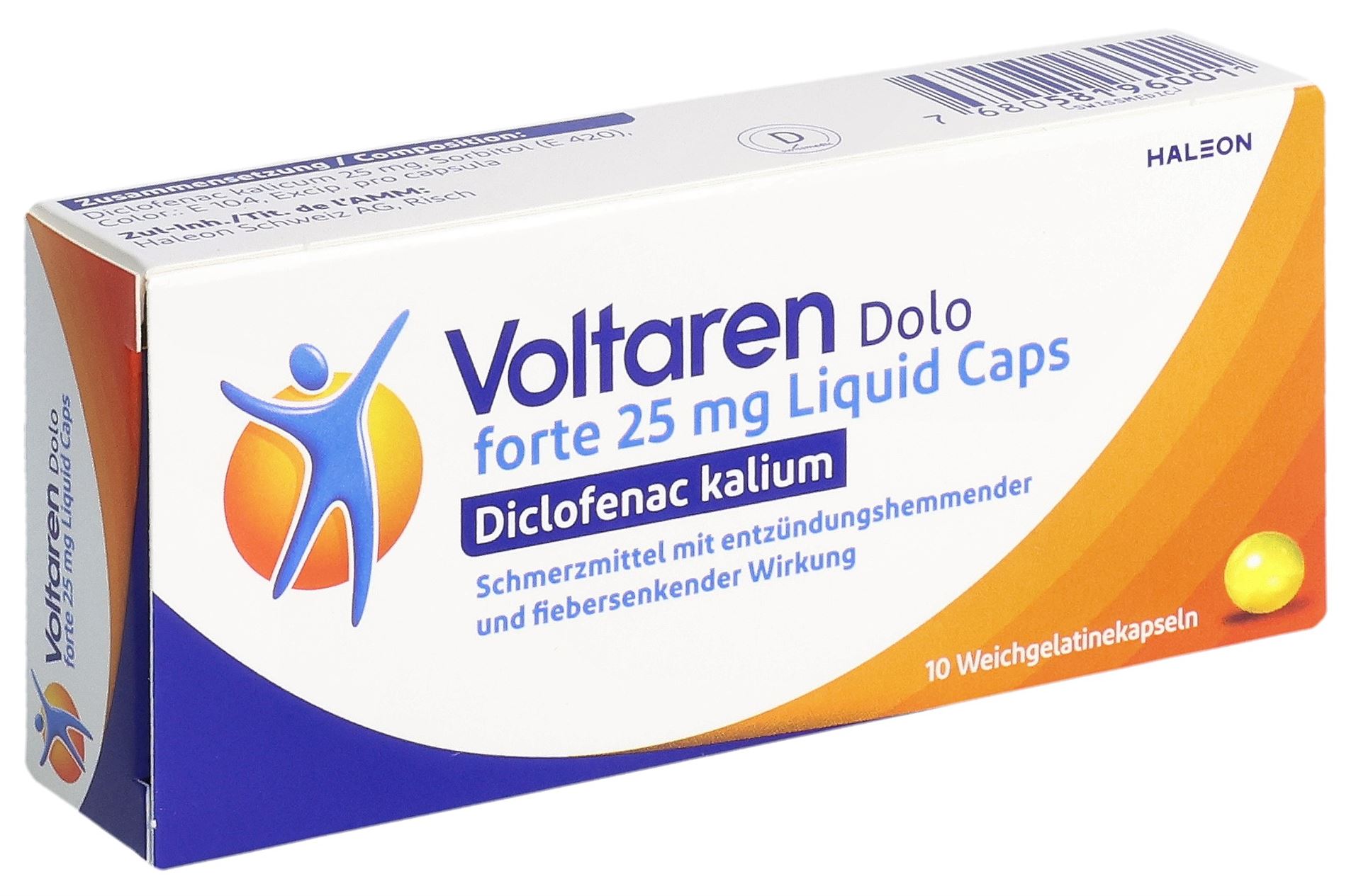 VOLTAREN DOLO forte Liquid Caps 25 mg 10 pce - immagine 3