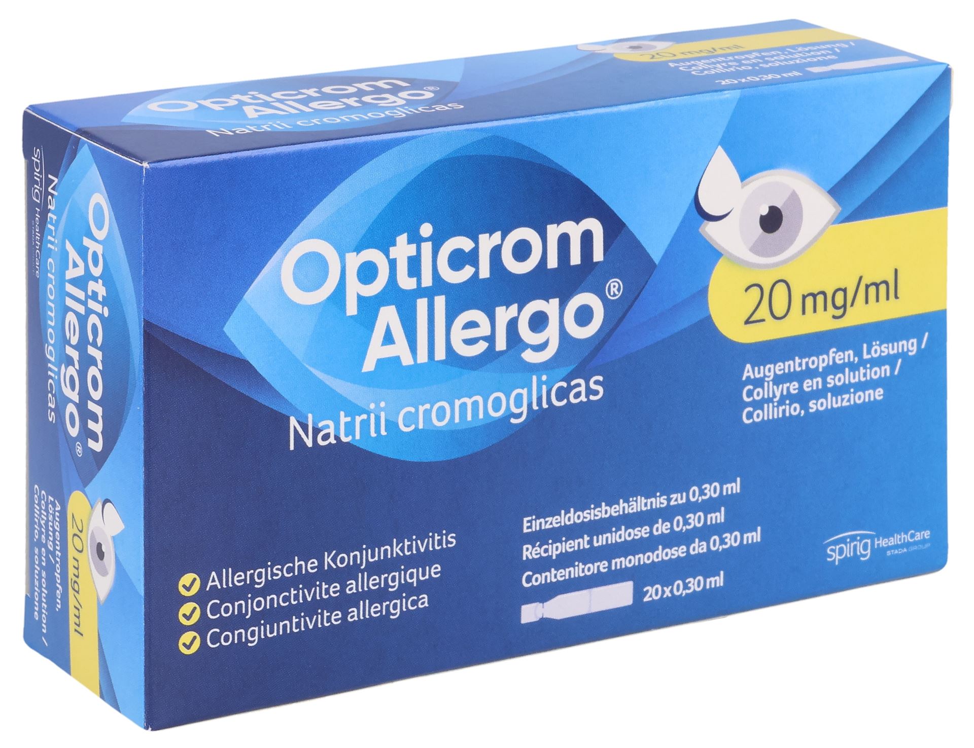OPTICROM ALLERGO gtt opht 20 monodos 0.3 ml - immagine 2