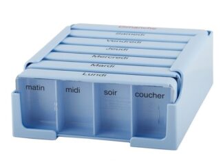 SAHAG Medi-7 pilulier 7 jours bleu fr