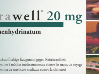 TRAWELL chewing gums dragées 20 mg 10 pce
