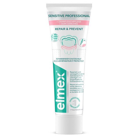 ELMEX SENSITIVE PROF REP&PREV dentifrice tb 75 ml - immagine 4