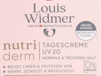 WIDMER Nutriderm crème jour UV20 s parf 50 ml