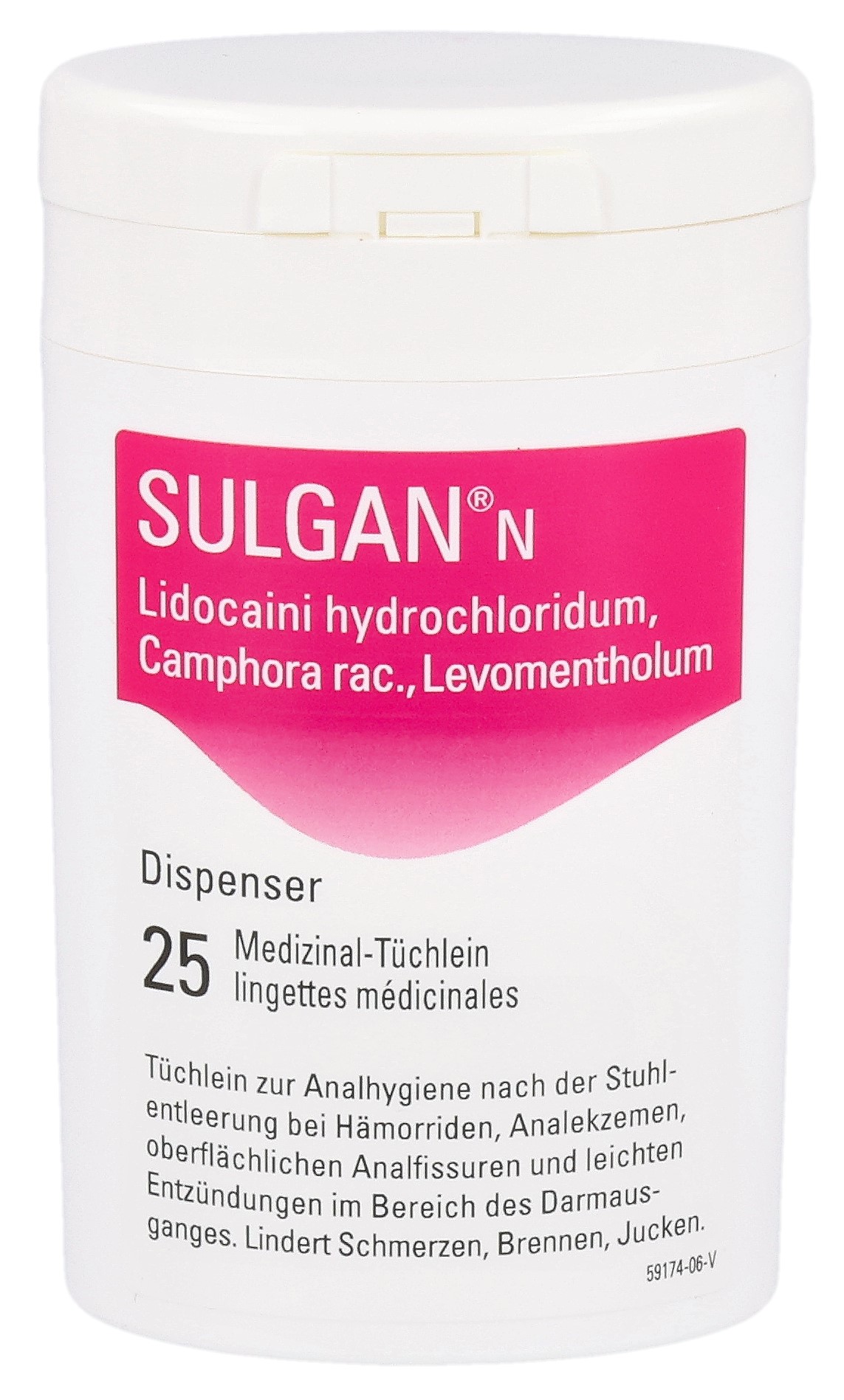SULGAN-N lingettes médicinales en dispens 25 pce - immagine 7