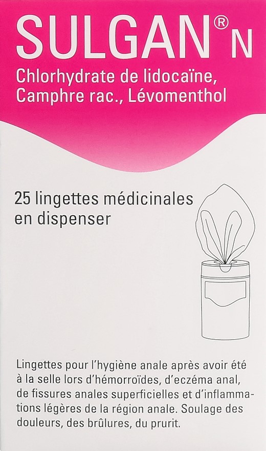 SULGAN-N lingettes médicinales en dispens 25 pce - immagine 2