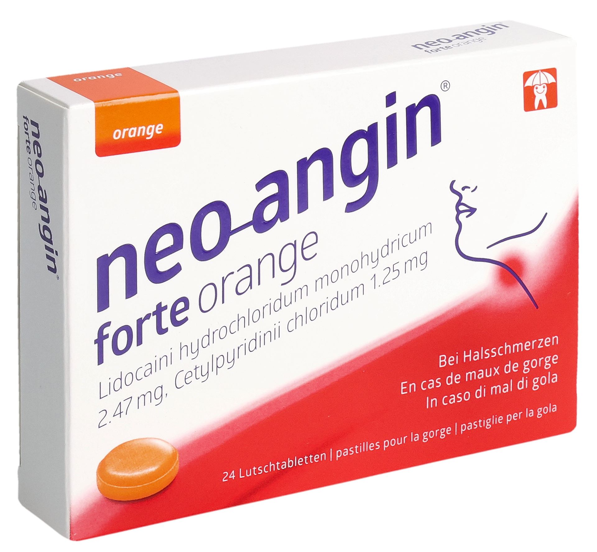 NEO-ANGIN forte cpr sucer orange 24 pce - immagine 2