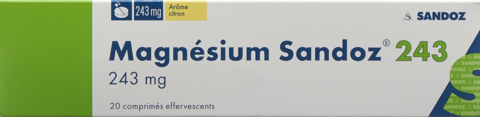 MAGNESIUM Sandoz cpr eff 243 mg bte 20 pce - immagine 2