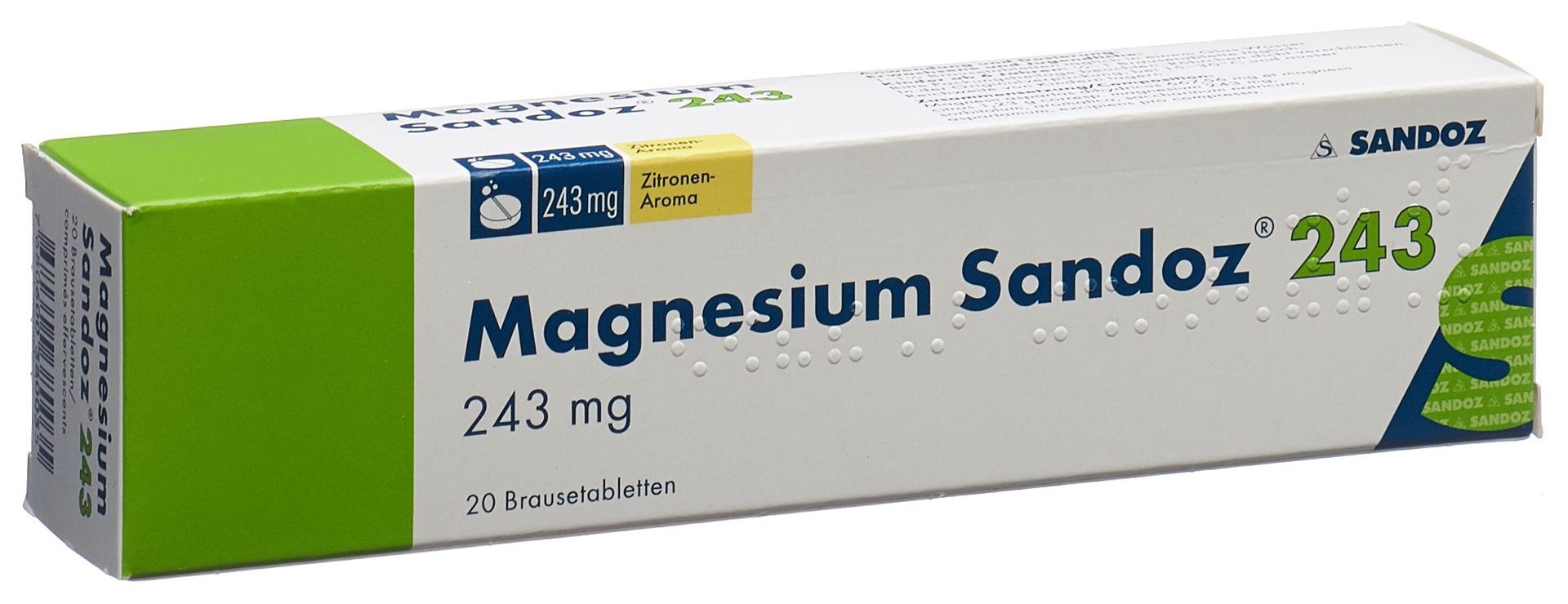 MAGNESIUM Sandoz cpr eff 243 mg bte 20 pce - immagine 3