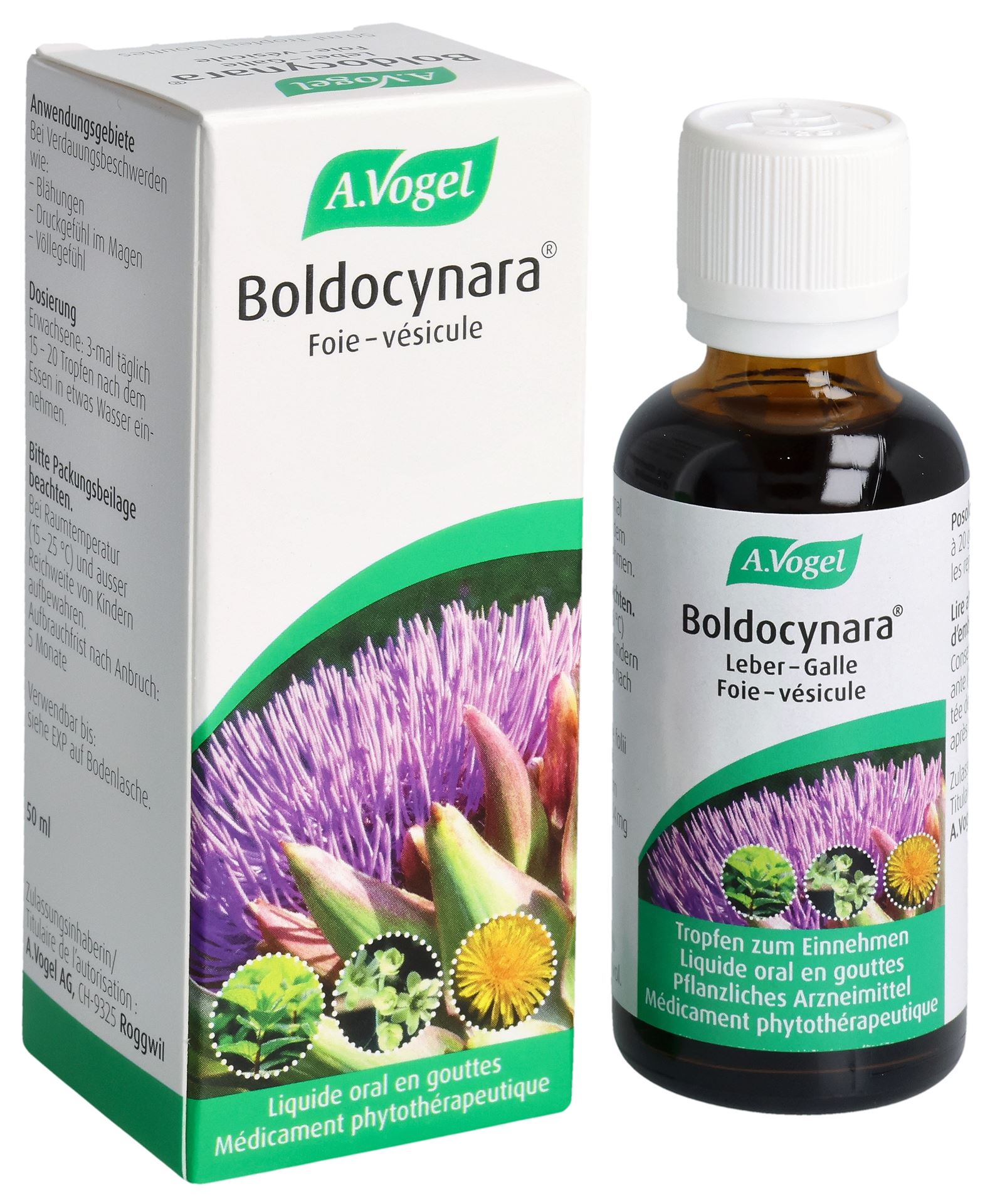 VOGEL Boldocynara foie-vésicule gouttes fl 50 ml - immagine 6