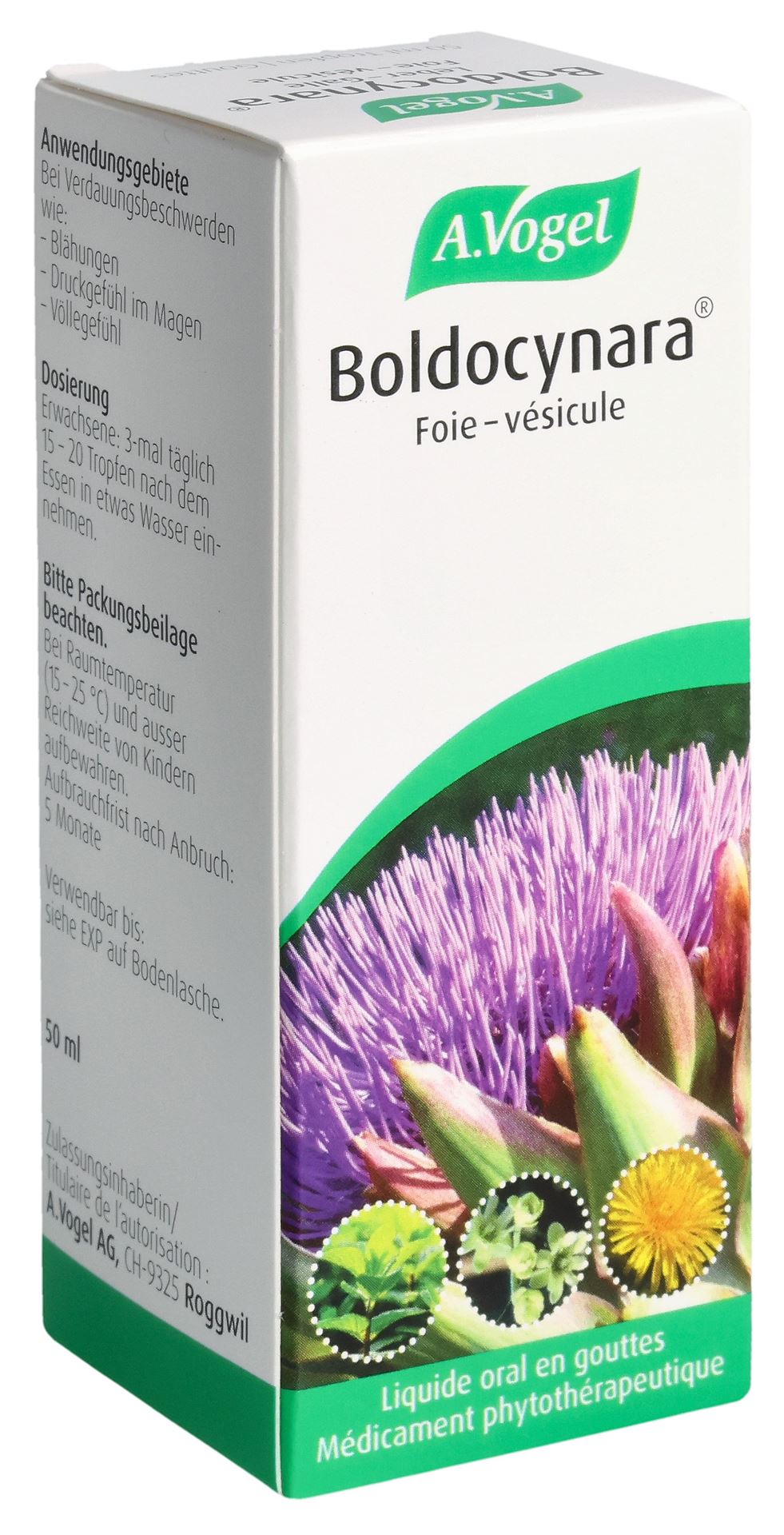 VOGEL Boldocynara foie-vésicule gouttes fl 50 ml - immagine 4