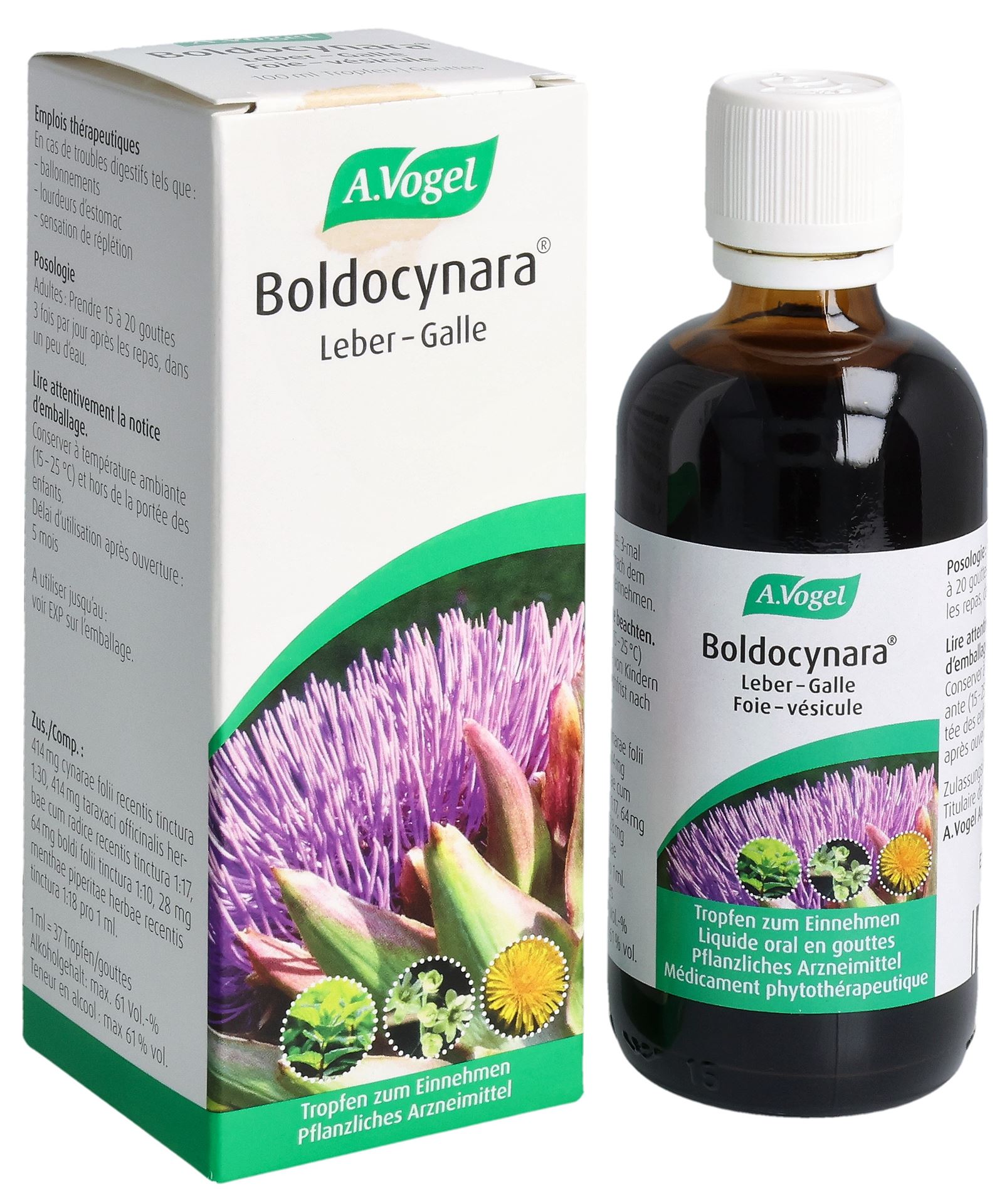 VOGEL Boldocynara foie-vésicule gouttes fl 100 ml - immagine 5