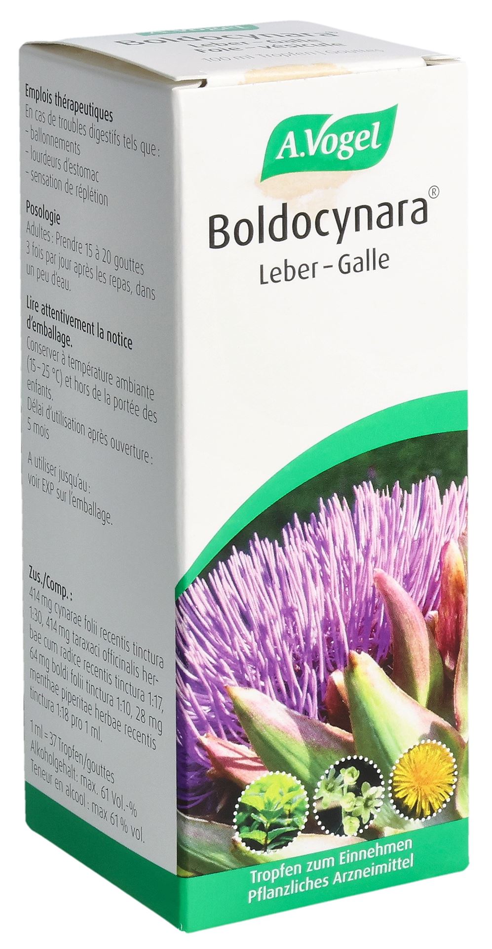 VOGEL Boldocynara foie-vésicule gouttes fl 100 ml - immagine 3
