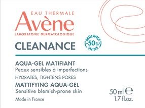 AVENE Cleanance aqua-gel matifiant pot 50 ml