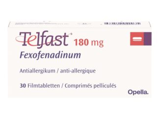 TELFAST cpr pell 180 mg 30 pce