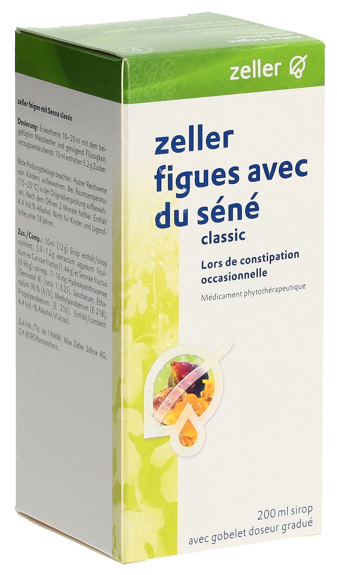 ZELLER figues avec du séné classic sirop fl 200 ml - immagine 4
